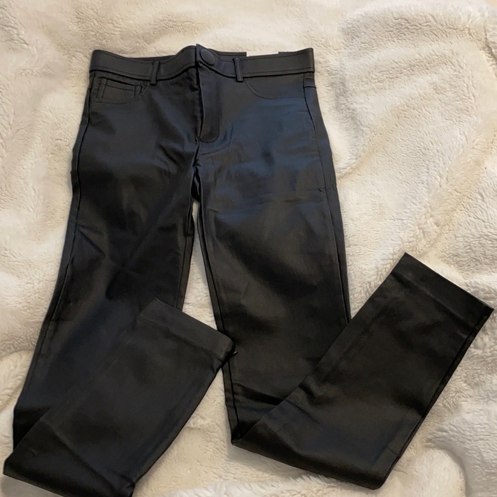 Zara Coated Leggings - Size Medium